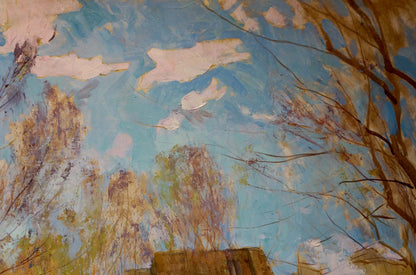 Oil painting Autumn has come Maltsev Nikolay Alexandrovich