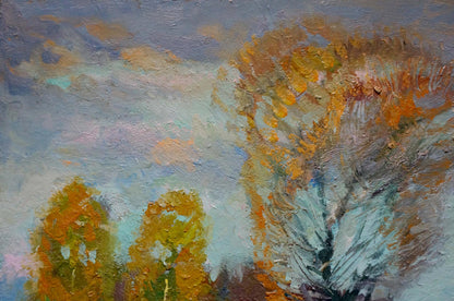 Oil painting Evening came Mynka (Minka) Alexander Fedorovich