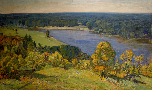 Oil painting Landscape Tyukha Ivan Andreevich