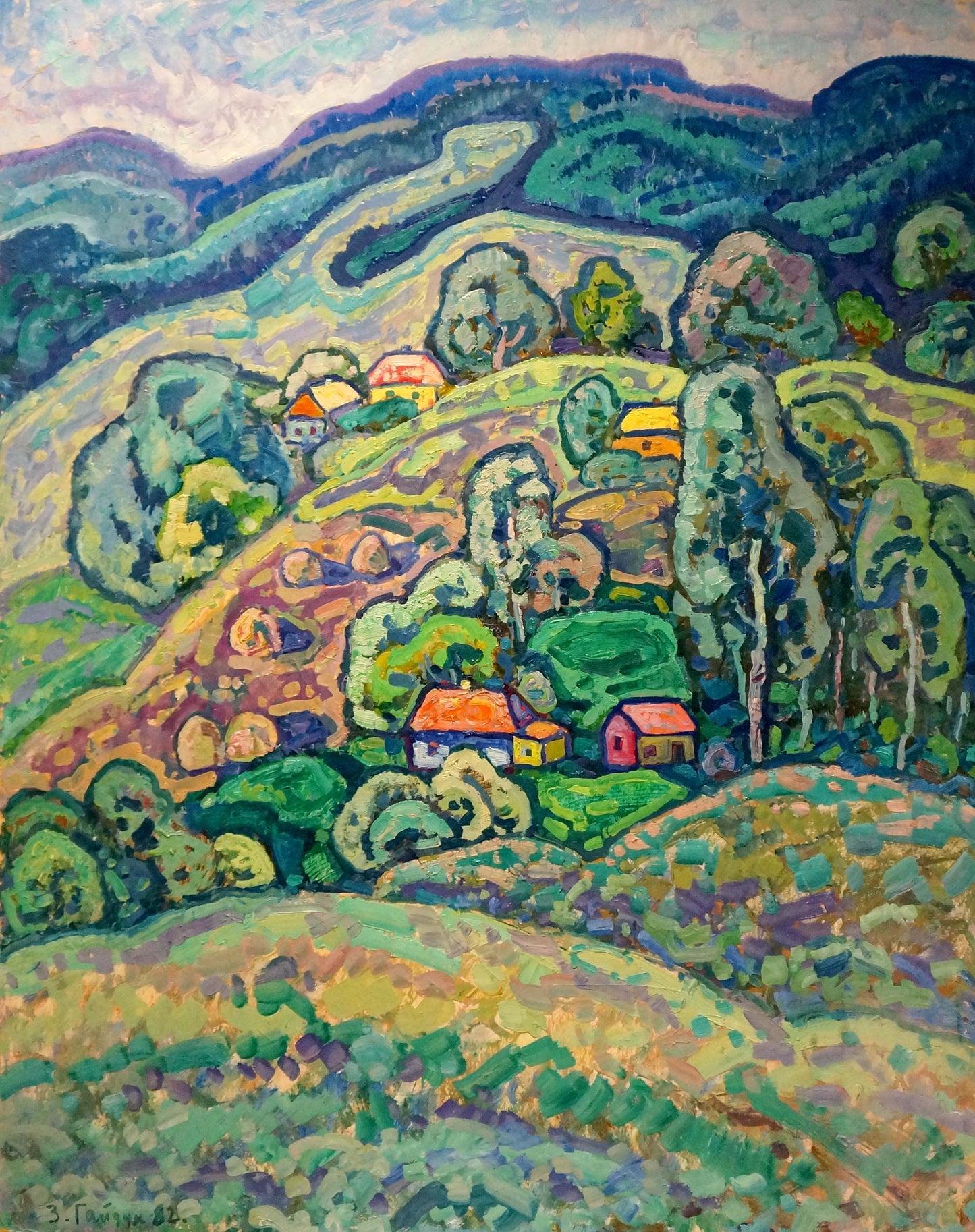 Oil painting In the Poltava region Gaiduk Zinaida Kirillovna