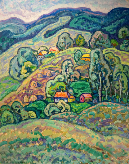 Oil painting In the Poltava region Gaiduk Zinaida Kirillovna