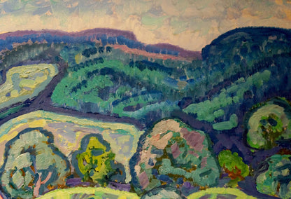 Oil painting In the Poltava region Gaiduk Zinaida Kirillovna