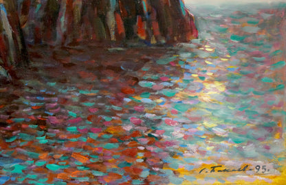 Oil painting Rocks Bakaev Sergey Ivanovich