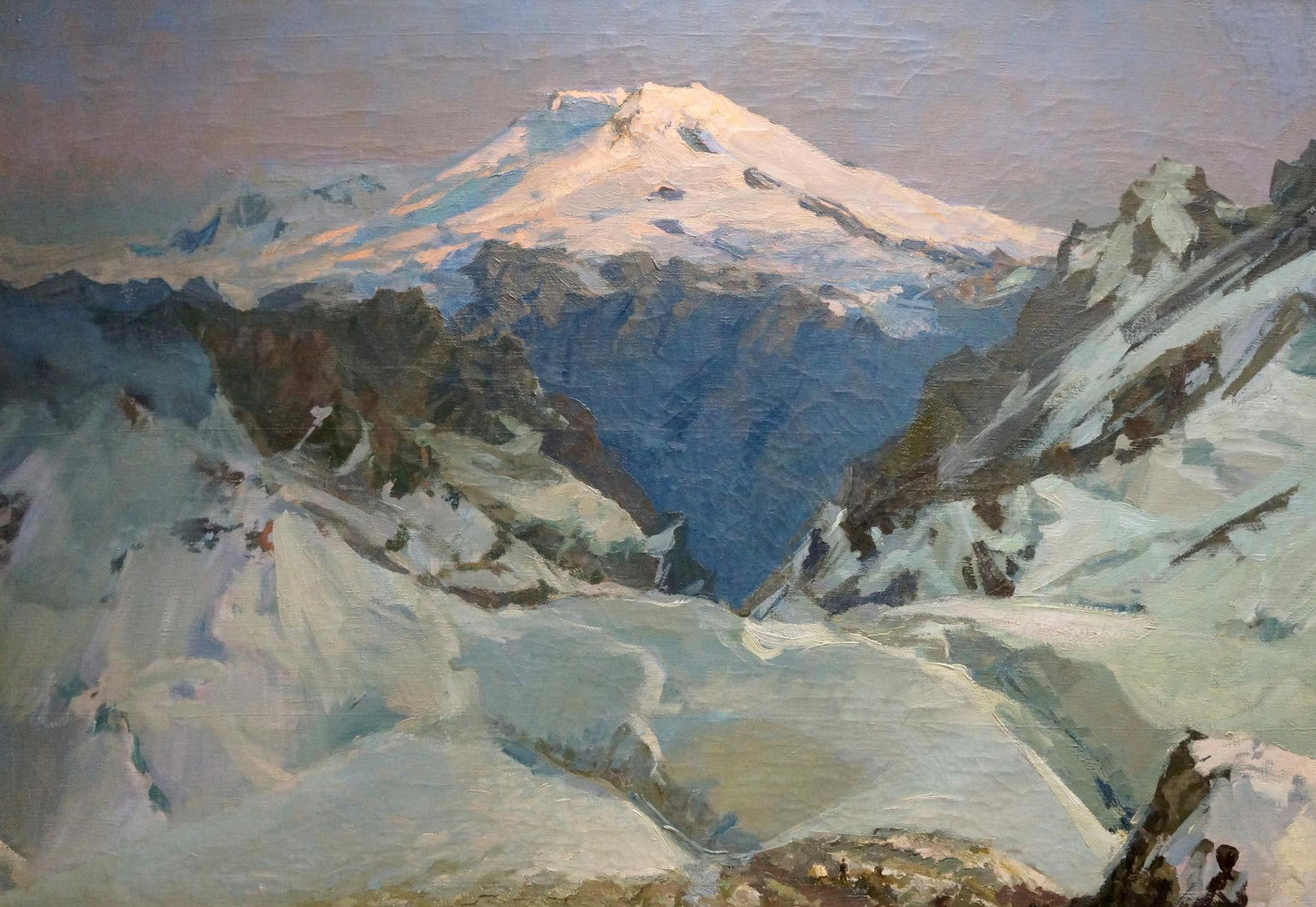 Oil painting Elbrus Smirnov Evgeny Vladimirovich
