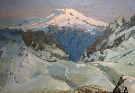 Oil painting Elbrus Smirnov Evgeny Vladimirovich