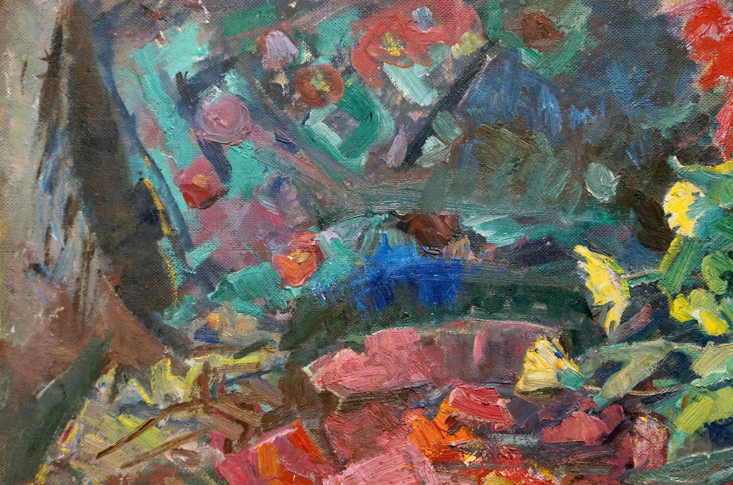Oil painting Shvab Vladimir Flowers on the table
