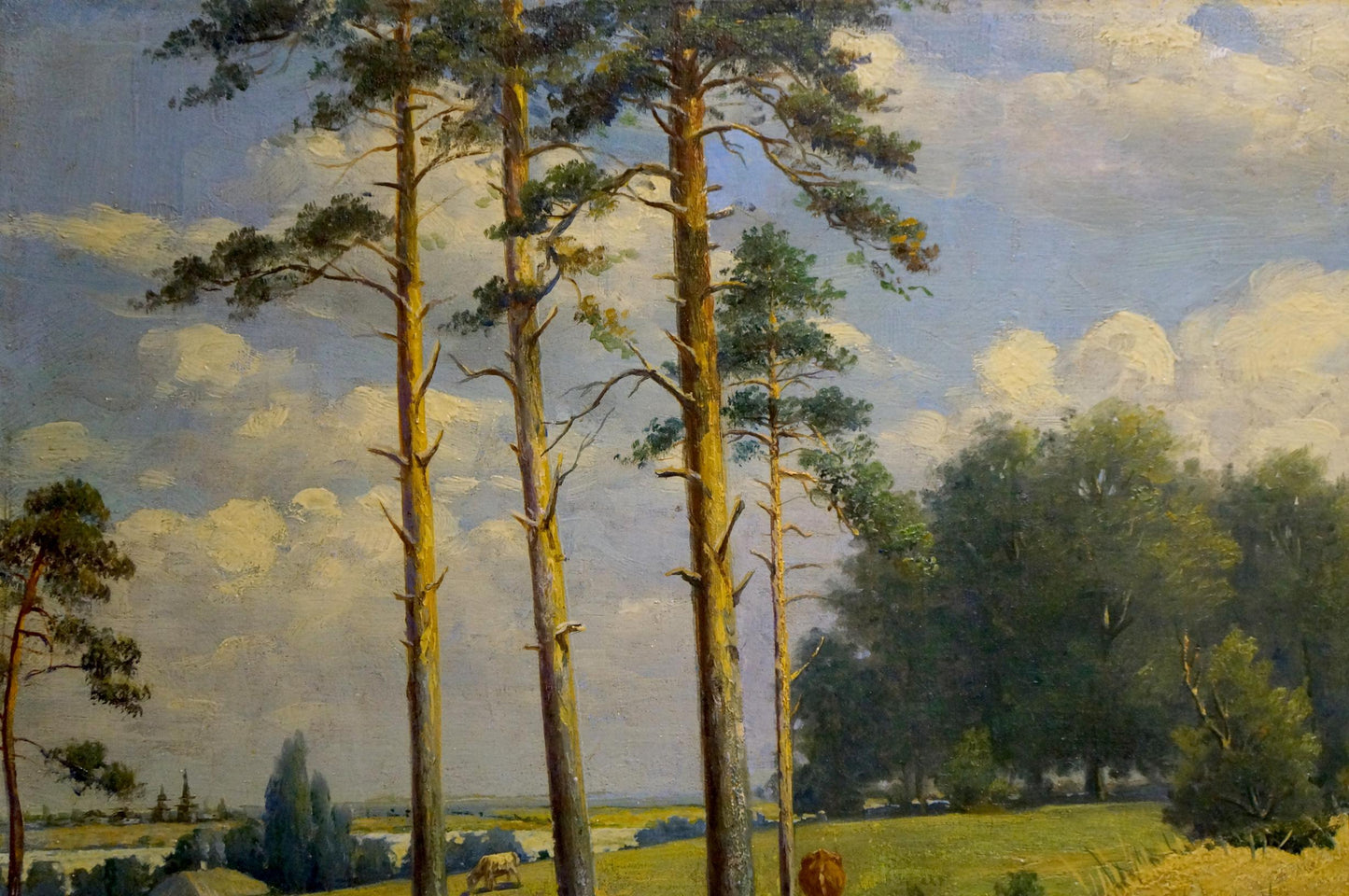Oil painting Field landscape Tolkachevsky I.