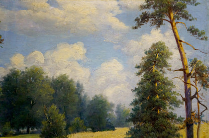 Oil painting Field landscape Tolkachevsky I.