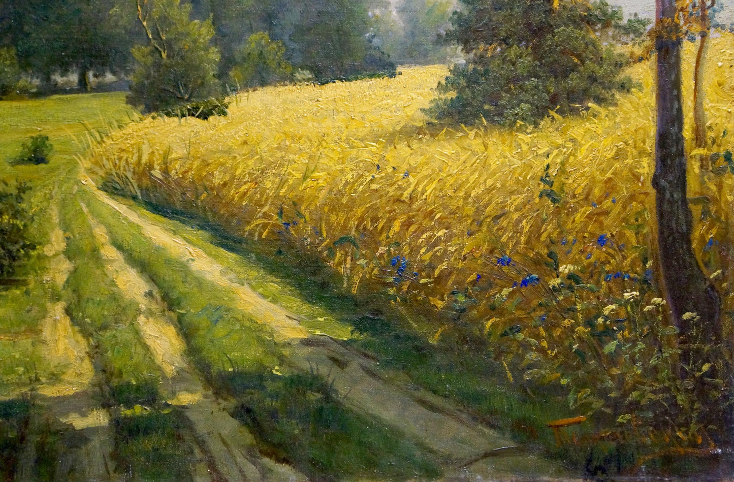 Oil painting Field landscape Tolkachevsky I.