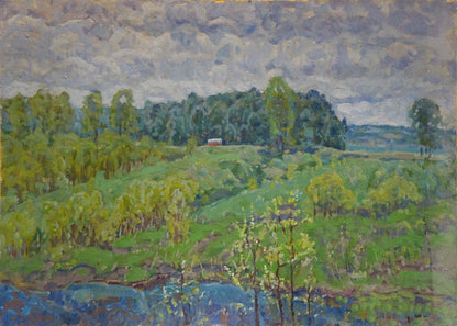 Oil painting Forest glades Kolosovsky Georgy Sergeevich