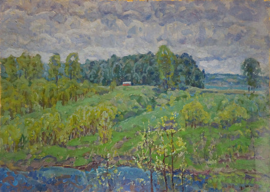 Oil painting Forest glades Kolosovsky Georgy Sergeevich