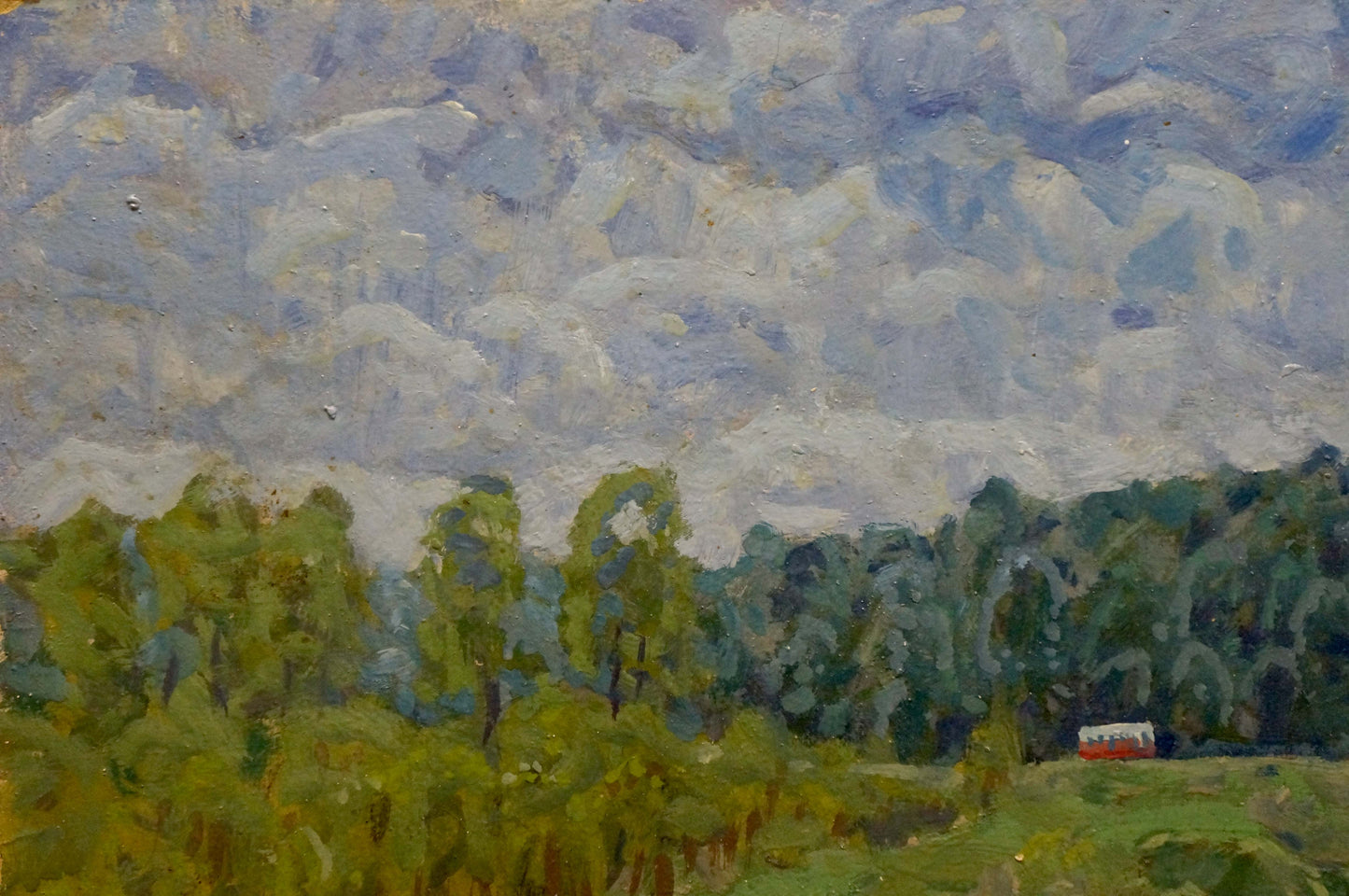 Oil painting Forest glades Kolosovsky Georgy Sergeevich