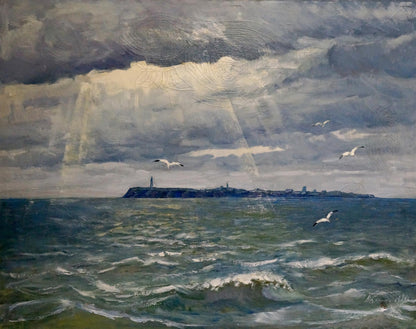 Oil painting Isle Beseda Petr Nikolayevich