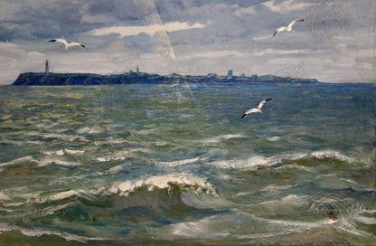Oil painting Isle Beseda Petr Nikolayevich