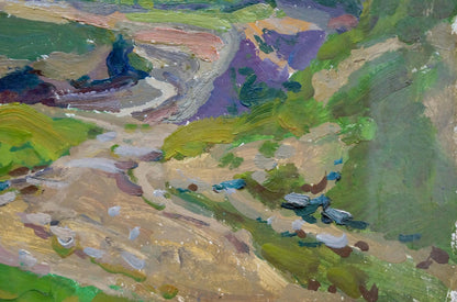 Oil painting Old roads Fomin Anatoly Nikiforovich