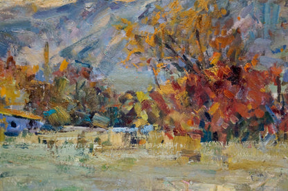 Oil painting Mountain landscape Stepan Filippovich Golub