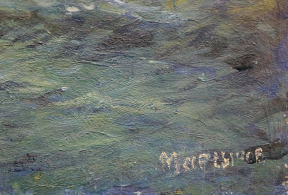 Oil painting Shore landscape Martynov Anatoly Vladimirovich