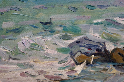 Oil painting Waves Tyukha Ivan Andreevich
