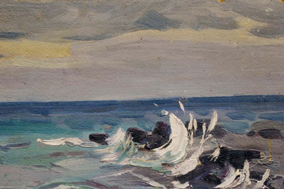 Oil painting Waves Tyukha Ivan Andreevich