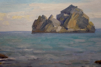 Oil painting Rock in the sea Konovalov Yuri Alexandrovich