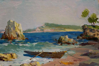 Oil painting By the sea Levichev H.V.