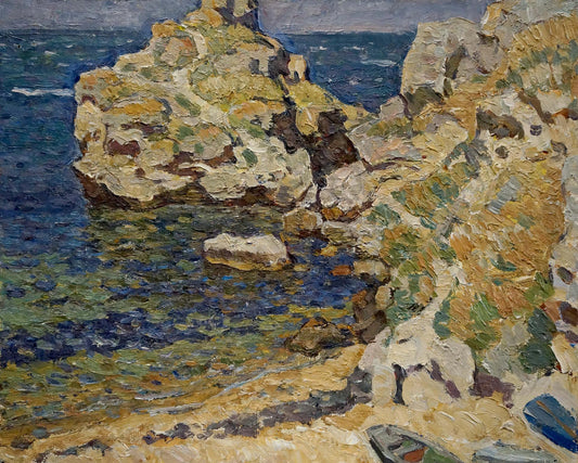 Oil painting Rocks Konovalov Yuri Alexandrovich