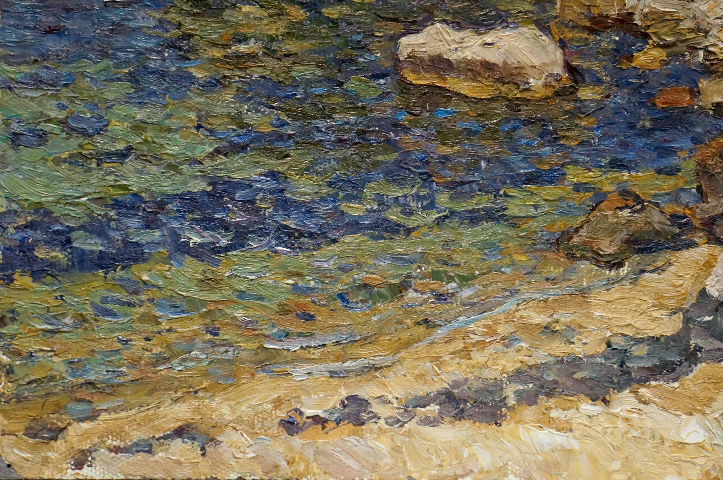 Oil painting Rocks Konovalov Yuri Alexandrovich