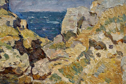 Oil painting Rocks Konovalov Yuri Alexandrovich