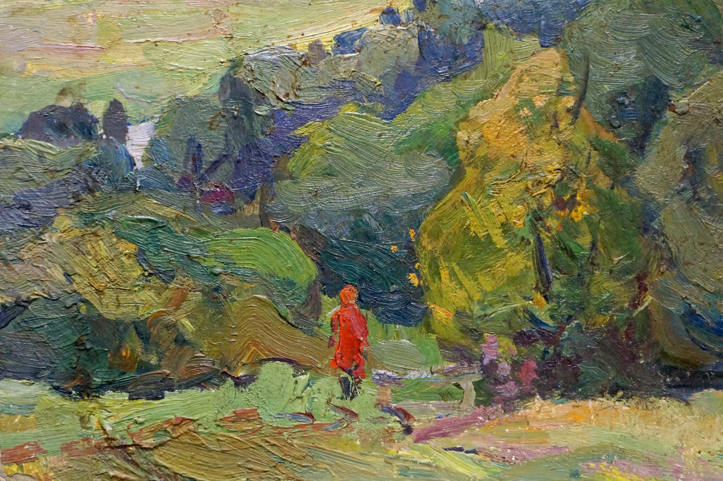 Oil painting It's a nasty day Gantman Moisey Faibovich