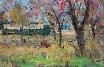 Oil painting Spring Kolomoitsev Petr Mikhailovich