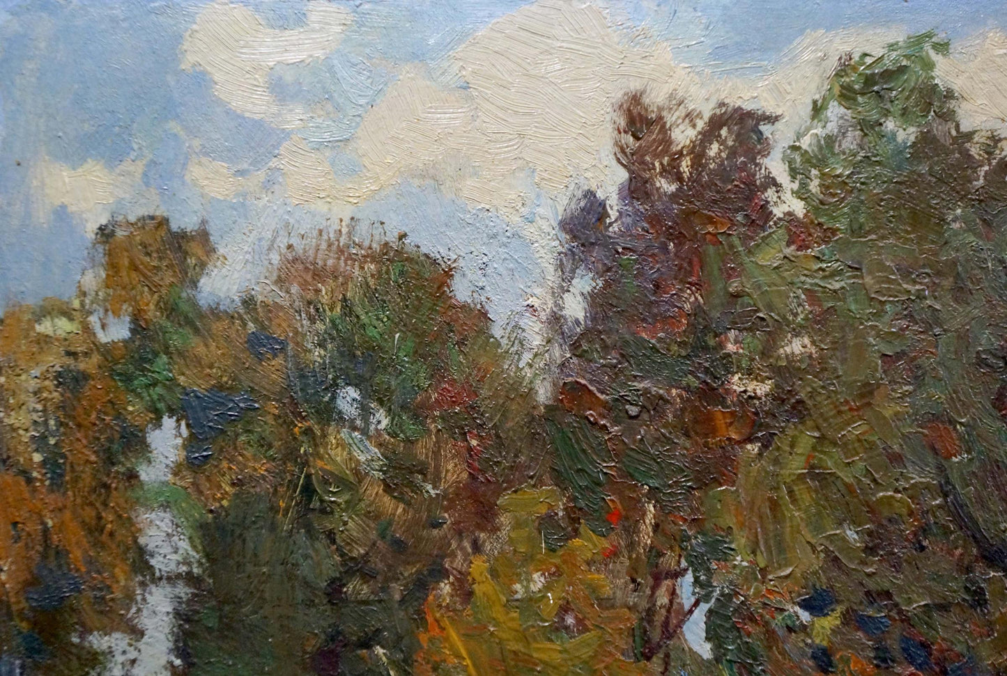 Oil painting Horse near the forest Zhabinsky Leonid Andreevich