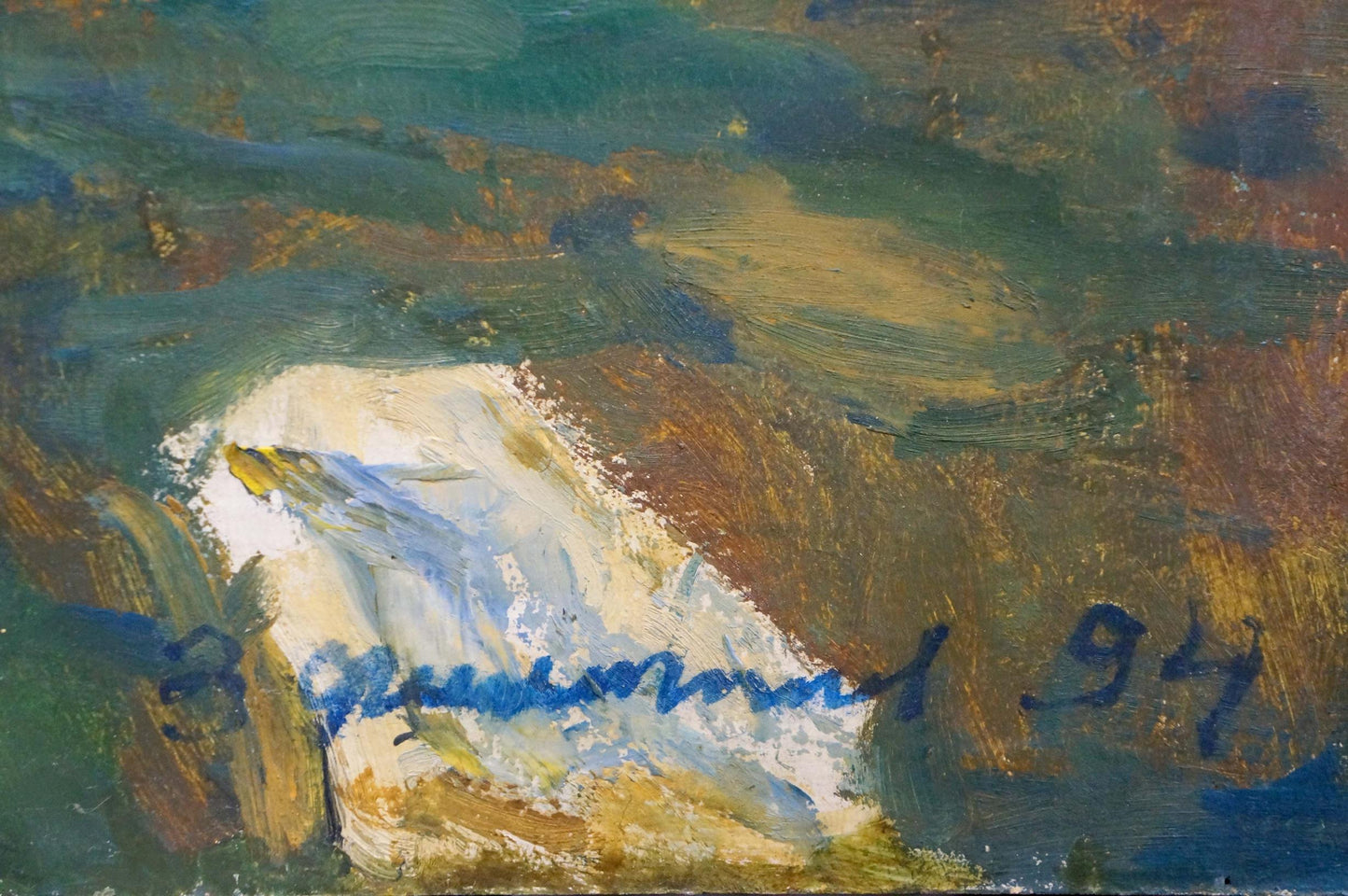 Oil painting Rocky shore Filippov Z. I.