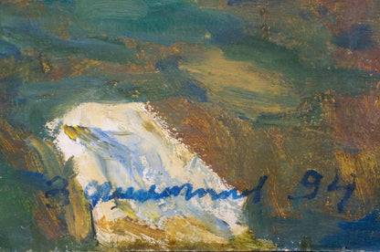 Oil painting Rocky shore Filippov Z. I.