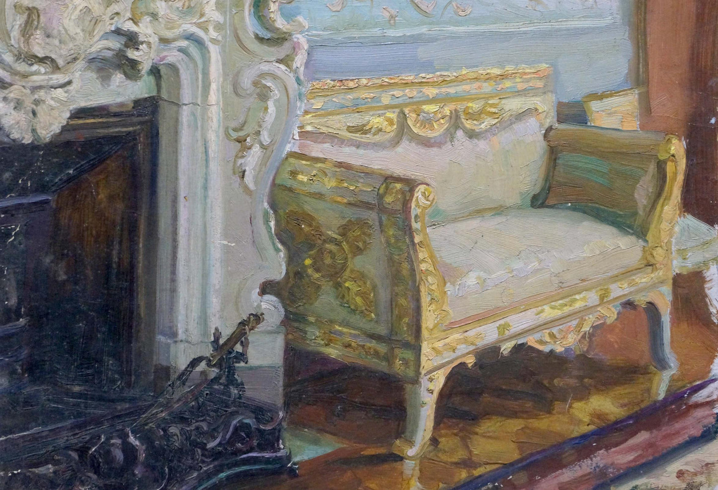 Oil painting Royal room