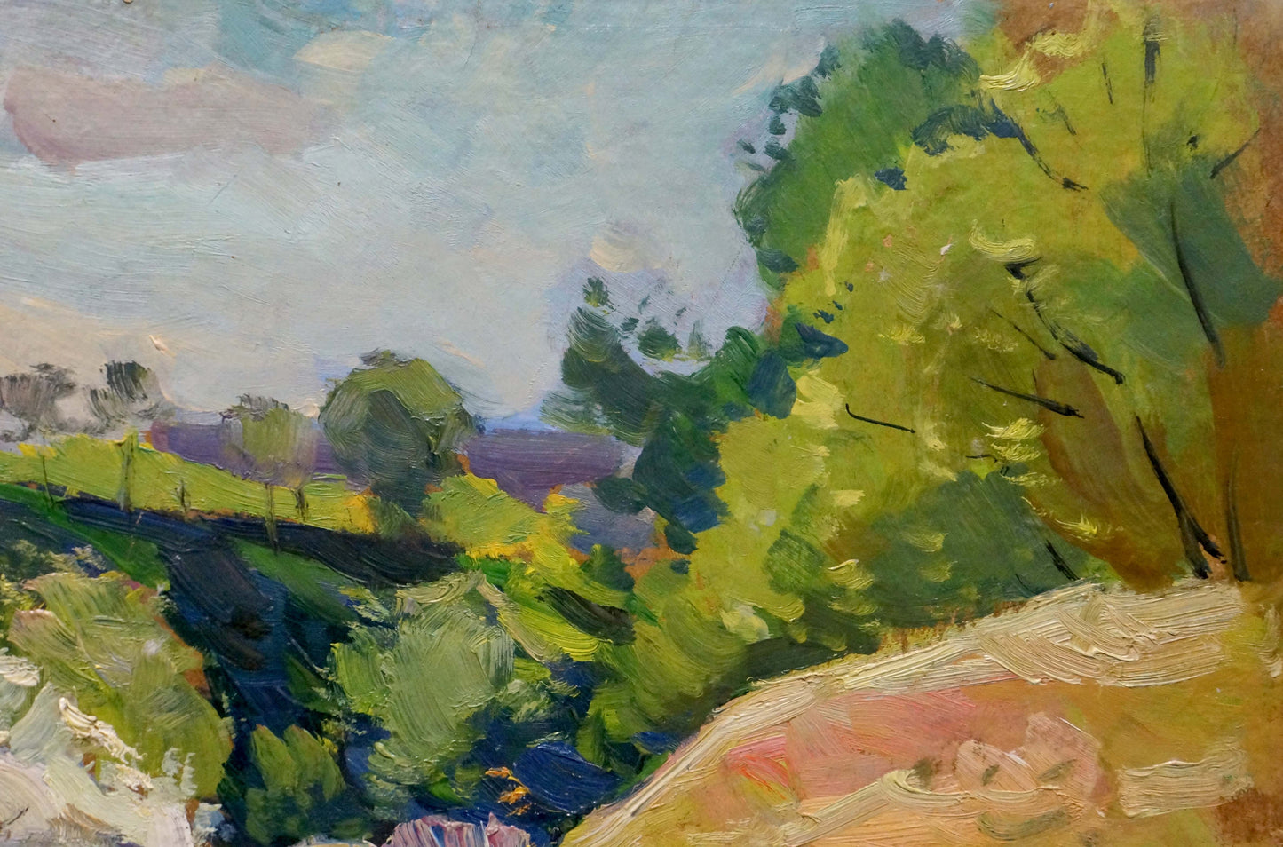 Oil painting Natural landscape Buryachok Nikolay Ivanovich