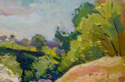Oil painting Natural landscape Buryachok Nikolay Ivanovich