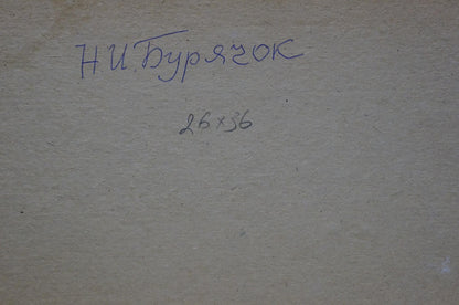 Oil painting Natural landscape Buryachok Nikolay Ivanovich