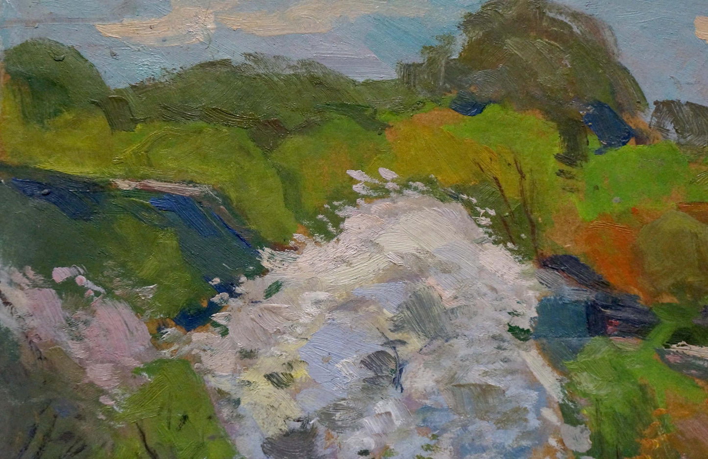 Oil painting Forest vista crafted by Buryachok Nikolay Ivanovich