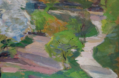 Oil painting Forest view depicted by Buryachok Nikolay Ivanovich