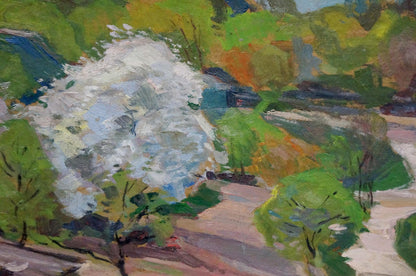 Oil painting Landscape of the woods captured by Buryachok Nikolay Ivanovich