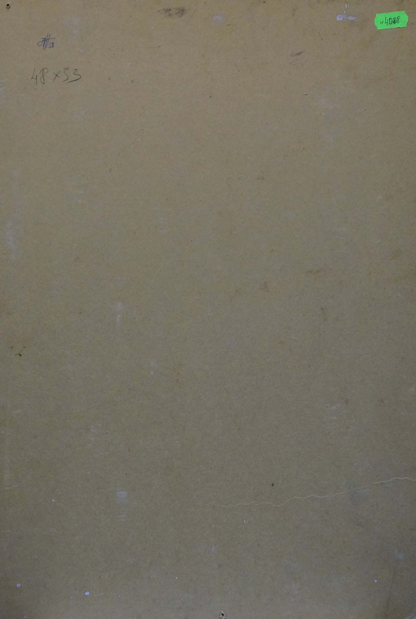 Oil painting Depths of a forest