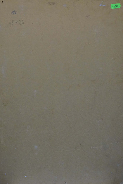 Oil painting Depths of a forest