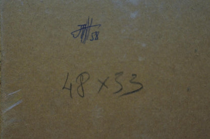 Oil painting Depths of a forest