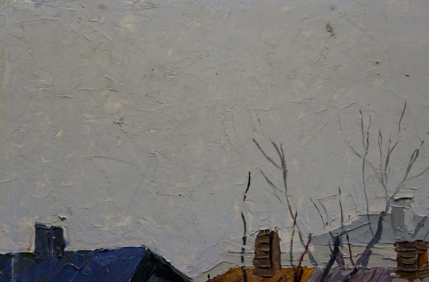 Oil painting Urban landscape