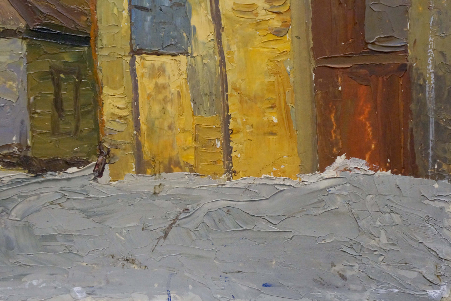 Oil painting Urban landscape