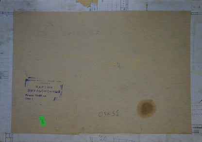 Oil painting Urban landscape