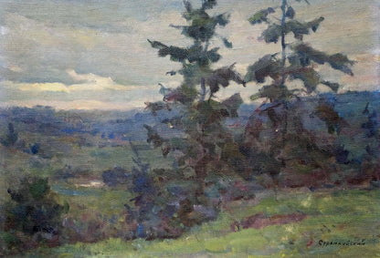 Oil painting Before the rain Stramkovskiy Dmitriy Vladimirovich