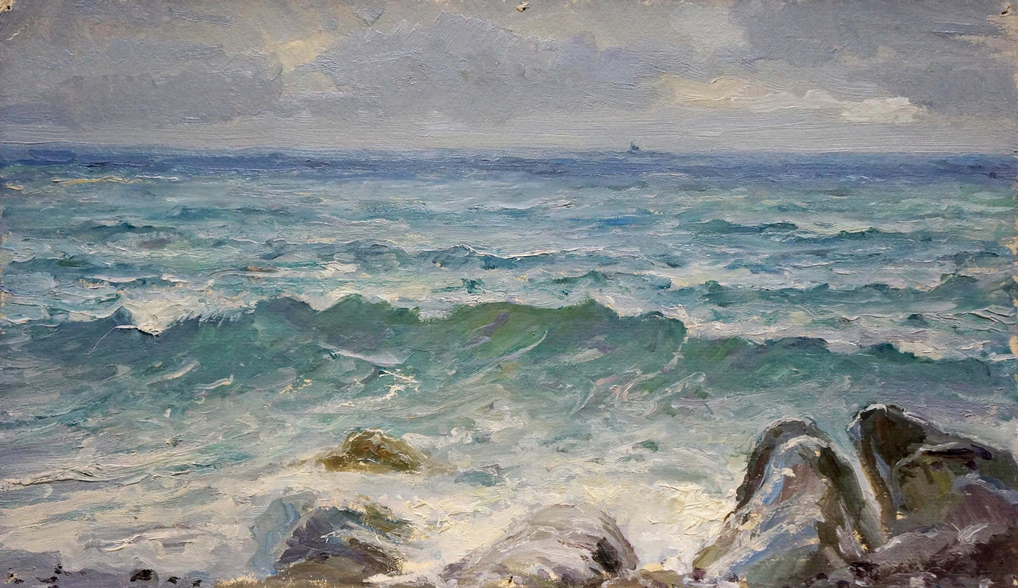 Oil painting Seascape Arkady Strelov