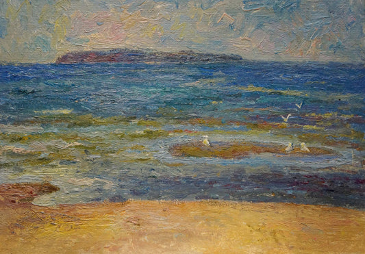 Oil painting Hot day Kucherov Alexander Alexandrovich