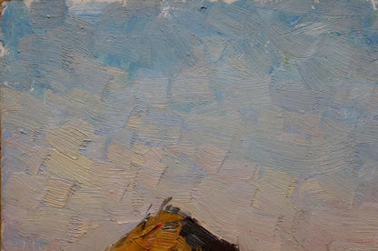 Oil painting Haystacks Mordovets Andrey Nikitich